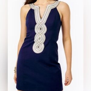 Lilly Pulitzer Vali shift dress true navy size 2 wore once